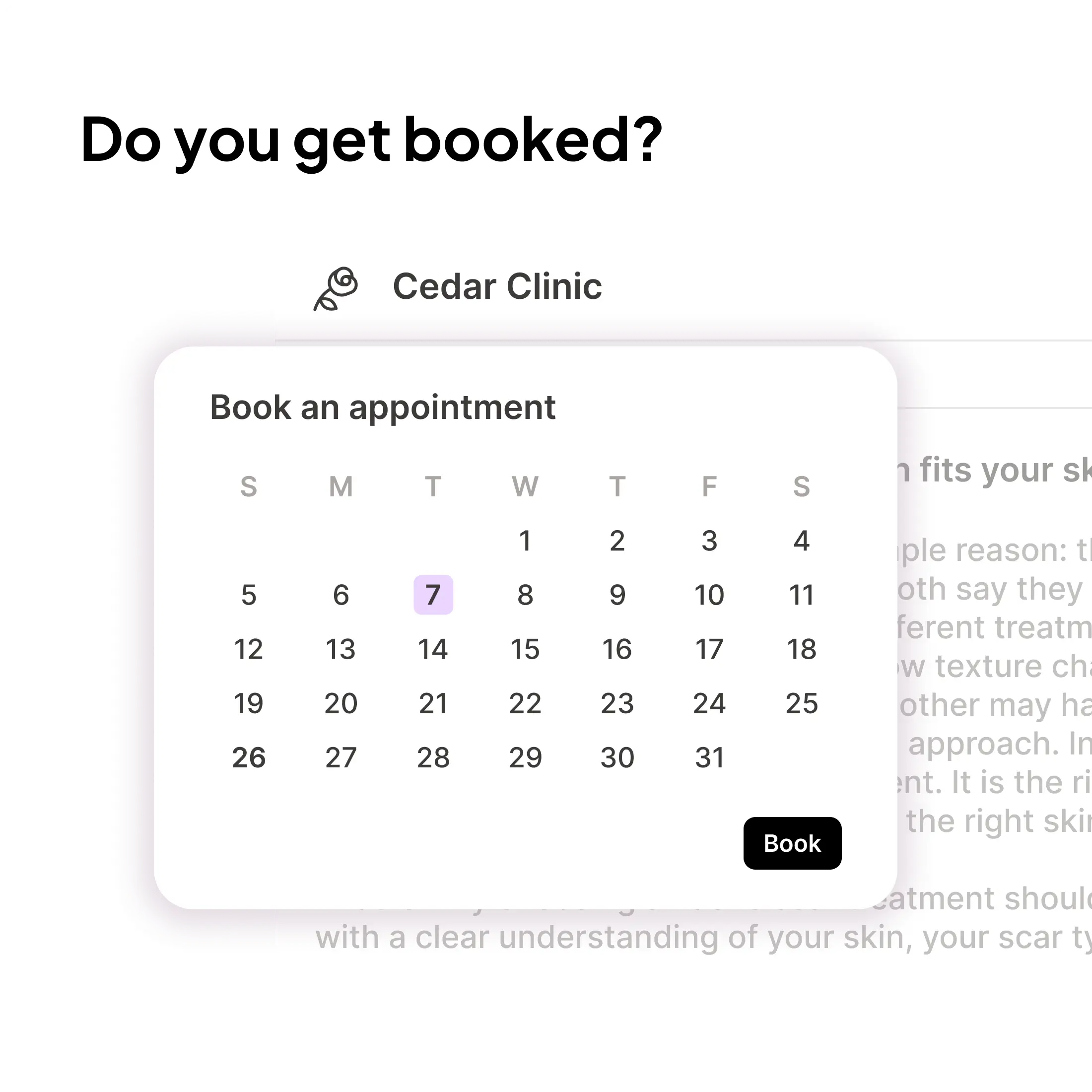 Do they book you?